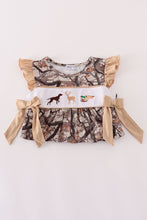 Load image into Gallery viewer, Hunting dog deer duck embroidery ruffle pants set
