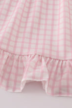 Load image into Gallery viewer, Pink puppy embroidery ruffle pants set