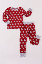Load image into Gallery viewer, Alabama roll tide elephant print bamboo pajamas set