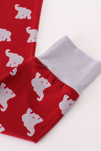 Load image into Gallery viewer, Alabama roll tide elephant print bamboo pajamas set