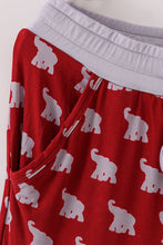 Load image into Gallery viewer, Alabama roll tide elephant print bamboo pajamas pants