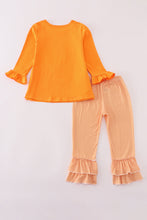 Load image into Gallery viewer, Orange Tennessee go vols applique ruffle pants set