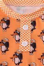 Load image into Gallery viewer, Orange Tennessee go vols print pajamas pants set