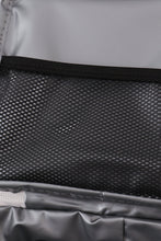 Load image into Gallery viewer, Purple floral print canvas bow lunch bag