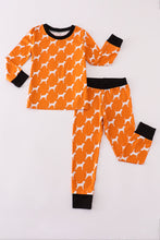 Load image into Gallery viewer, Orange Tennessee bamboo pajamas set