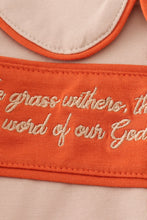 Load image into Gallery viewer, Rust isaiah embroidery bubble