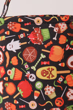 Load image into Gallery viewer, Black halloween print basket