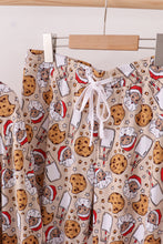 Load image into Gallery viewer, Santa milk biscuits bamboo mom pajamas set