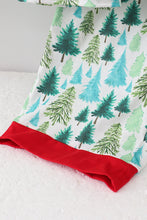 Load image into Gallery viewer, Green christmas tree print dad pajamas pants set