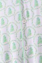 Load image into Gallery viewer, Green christmas tree bamboo dad pajama set