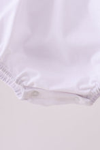 Load image into Gallery viewer, White santa claus smocked bubble