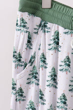 Load image into Gallery viewer, Green christmas tree bamboo mom pants