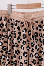 Load image into Gallery viewer, Brown leopard bamboo mom pajama pants
