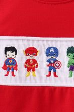 Load image into Gallery viewer, Red character embroidery top