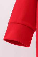 Load image into Gallery viewer, Red character embroidery top