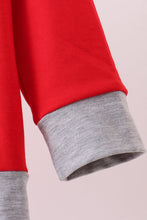 Load image into Gallery viewer, Red vehicle embroidery top