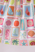 Load image into Gallery viewer, Pink enjoy beach smocked mom&me dress