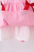 Load image into Gallery viewer, Pink strawberry swiss dot dress