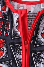 Load image into Gallery viewer, Red character bamboo romper