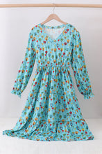 Load image into Gallery viewer, Mint Dr. Seuss print women dress