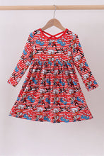 Load image into Gallery viewer, Red Dr. Seuss bamboo dress
