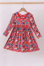 Load image into Gallery viewer, Red Dr. Seuss bamboo dress