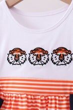 Load image into Gallery viewer, Auburn embroidery ruffle stripe pants set