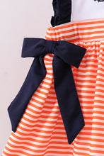 Load image into Gallery viewer, Auburn embroidery ruffle stripe pants set