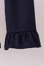 Load image into Gallery viewer, Auburn embroidery ruffle stripe pants set