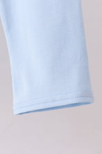 Load image into Gallery viewer, Blue floral bow pants set