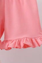 Load image into Gallery viewer, Western cowboy boots smocked ruffle shorts set