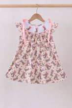 Load image into Gallery viewer, Western cowboy boots smocked dress