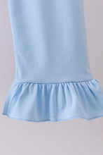 Load image into Gallery viewer, Pink princess smocked gingham ruffle pants set