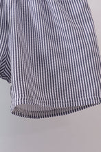 Load image into Gallery viewer, Blue farm animal embroidery shorts set