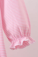 Load image into Gallery viewer, Red valentine's day heart embroidery ruffle dress