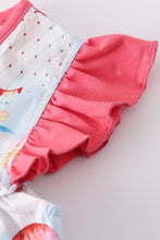 Load image into Gallery viewer, Platinum balloon print ruffle tiered dress