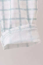 Load image into Gallery viewer, Blue gingerbread embroidery pants set
