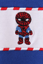 Load image into Gallery viewer, Blue character embroidery romper
