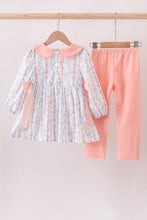Load image into Gallery viewer, Pink floral bow embroidery set
