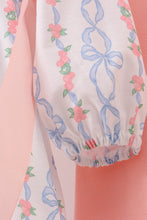 Load image into Gallery viewer, Pink floral bow embroidery set
