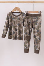 Load image into Gallery viewer, Camouflage bamboo pajama set
