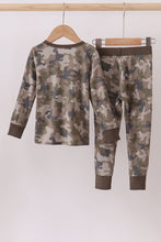 Load image into Gallery viewer, Camouflage bamboo pajama set
