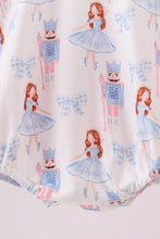 Load image into Gallery viewer, Pink bow nutcracker ruffle bubble
