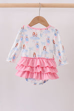 Load image into Gallery viewer, Pink bow nutcracker ruffle bubble
