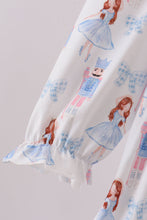 Load image into Gallery viewer, Pink bow nutcracker ruffle dress
