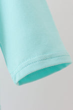 Load image into Gallery viewer, Blue gingerbread applique top
