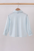 Load image into Gallery viewer, Christmas tree embroidery button down shirt
