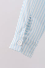 Load image into Gallery viewer, Christmas tree embroidery button down shirt
