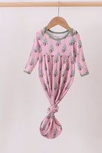 Load image into Gallery viewer, Pink christmas tree bamboo gown
