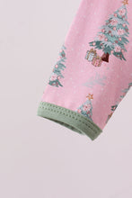 Load image into Gallery viewer, Pink christmas tree bamboo gown
